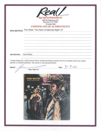 Lot #466 Tom Waits Album - Image 2