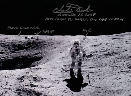 Lot #288 Charlie Duke Signed Photograph - Image 3