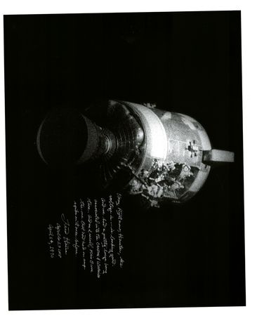 Lot #295 Fred Haise Signed Photograph - Image 1