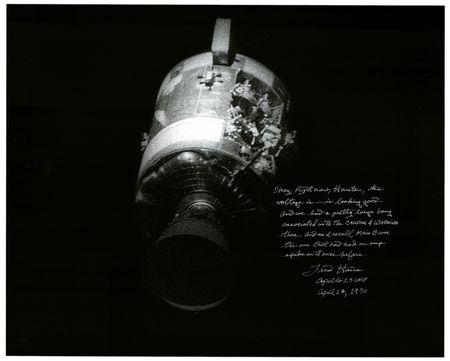 Lot #295 Fred Haise Signed Photograph - Image 2
