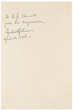 Lot #89 Lyndon B. Johnson Book - Image 2