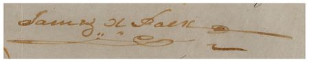 Lot #7 James K. Polk Signed Document - Image 2