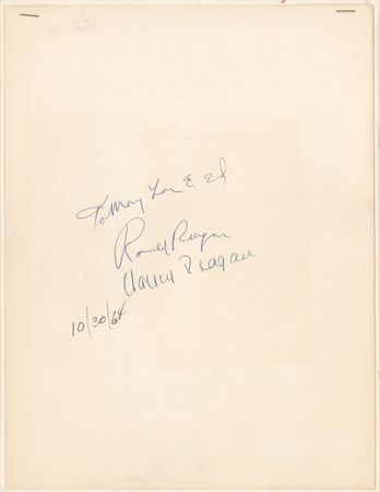 Lot #111 Ronald and Nancy Reagan Program - Image 1
