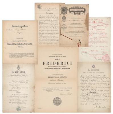 Lot #4037 Ludwik Silberstein's European Papers - Image 1