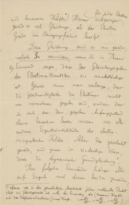 Lot #4009 Max Planck (July 20, 1906) - Image 3