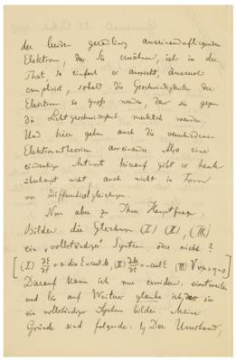 Lot #4010 Max Planck (October 22, 1906) - Image 2