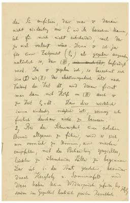 Lot #4010 Max Planck (October 22, 1906) - Image 3