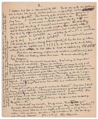 Lot #4032 Oliver Heaviside (June 3, 1915) - Image 2
