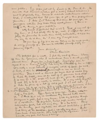 Lot #4035 Oliver Heaviside (March 4, 1917) - Image 2