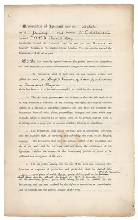 Lot #4024 Hendrik Antoon Lorentz Autograph Letter Signed on Silberstein's Leiden Lectures Translation (April 2, 1927) - Image 3