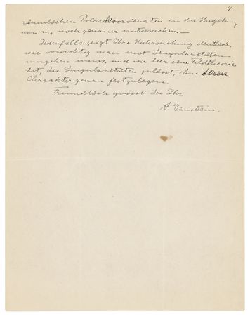 Lot #4002 Albert Einstein (December 24, 1933) - Image 4