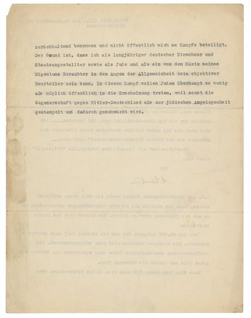 Lot #4005 Albert Einstein (September 20, 1934) - Image 2