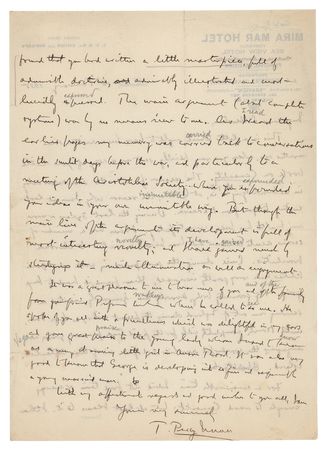 Lot #4043 Harold Macmillan Document Signed and Percy Nunn Autograph Letter Signed - Image 2