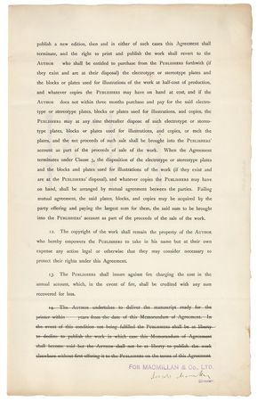 Lot #4043 Harold Macmillan Document Signed and Percy Nunn Autograph Letter Signed - Image 5