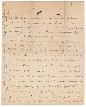 Lot #4041 Ludwik Silberstein Photograph, Document, and Letter by J. W. Perry - Image 3