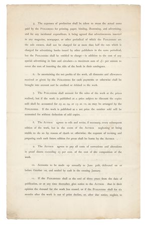 Lot #4039 Ludwik Silberstein's Publishing Document for 'Theory of Relativity' - Image 2