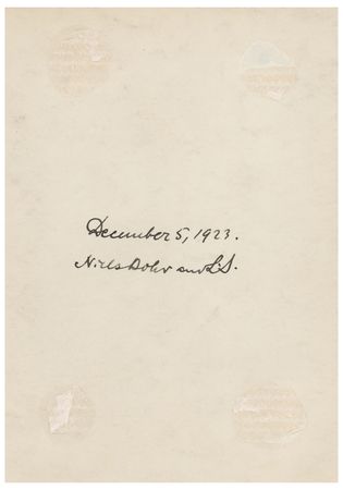 Lot #4021 Niels Bohr and Ludwik Silberstein - Image 2