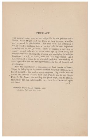 Lot #4021 Niels Bohr and Ludwik Silberstein - Image 6