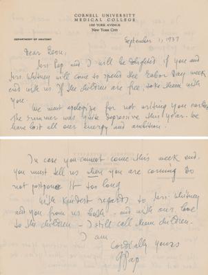 Lot #197 Georgios Papanikolaou Archive (16 Letters) - Image 1
