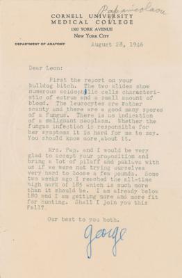 Lot #197 Georgios Papanikolaou Archive (16 Letters) - Image 3