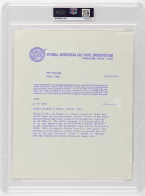 Lot #373 Apollo 12 Original 'Type 1' Photograph - Image 2