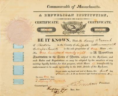 Lot #319 Henry Dearborn Archive - Image 1