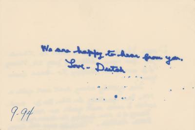 Lot #52 Ronald Reagan Autograph Letter Signed - Image 2