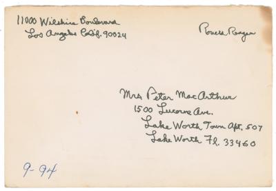 Lot #52 Ronald Reagan Autograph Letter Signed - Image 3