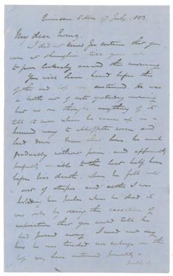 Lot #326 Charles ‘Chinese’ Gordon Autograph Letter Signed - Image 1