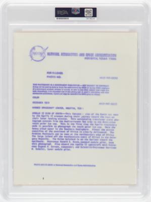 Lot #380 Apollo 17 Original 'Type 1' Photograph - Image 2