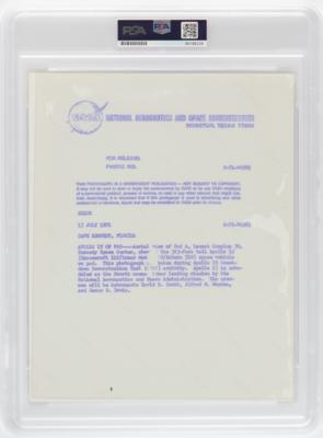 Lot #377 Apollo 15 Original 'Type 1' Photograph Photograph - Image 2
