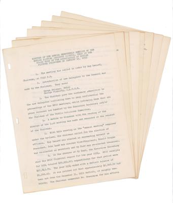 Lot #132 Ronald Reagan Document Signed - Image 1