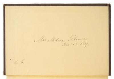Lot #10 Millard Fillmore Signed Books - Image 5