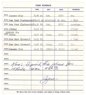 Lot #869 Zach Wheat Autograph Letter Signed - Image 3