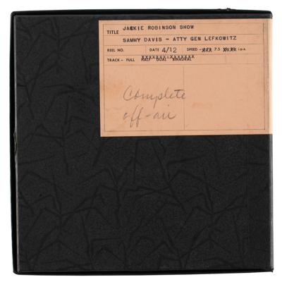 Lot #853 Jackie Robinson (2) Radio Show Reel-to-Reel Tapes - Image 1