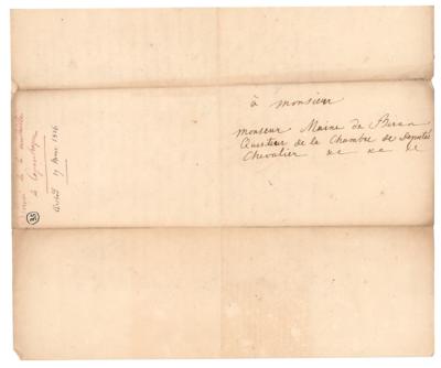 Lot #271 Hans Christian Orsted Autograph Letter Signed - Image 2
