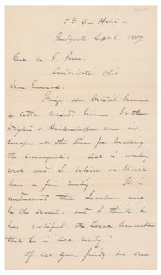 Lot #347 William T. Sherman Autograph Letter Signed - Image 1
