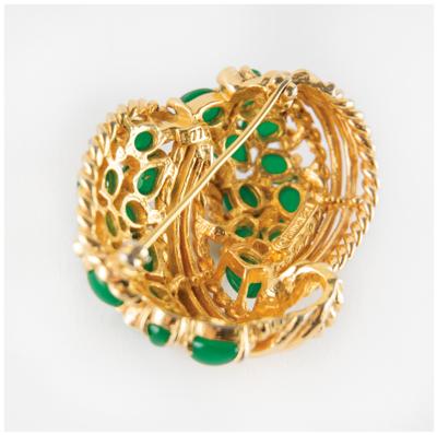 Lot #35 Jacqueline Kennedy Gifted Brooch with Autograph Gift Note - Image 2