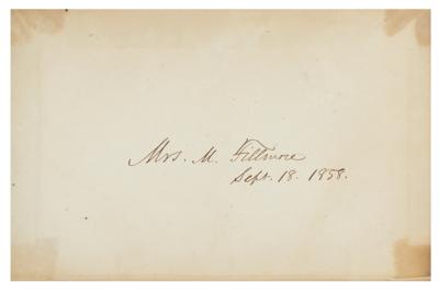 Lot #89 Millard Fillmore Signed Book - Image 3