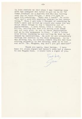 Lot #528 S. N. Behrman Typed Letter Signed - Image 2