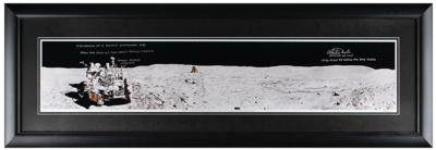 Lot #391 Charlie Duke Signed Panoramic Photograph - Image 1