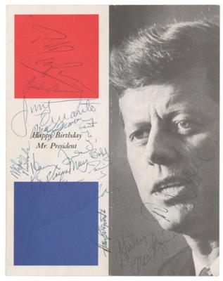 Lot #694 Marilyn Monroe and Celebrities Signed JFK Birthday Program - Image 1