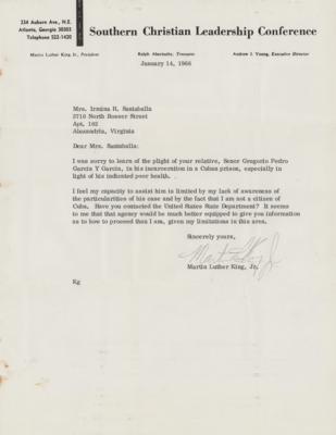 Lot #181 Martin Luther King, Jr. Typed Letter Signed - Image 1