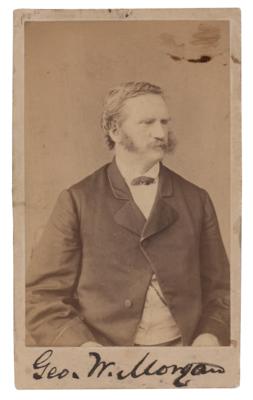 Lot #338 George W. Morgan Signed Photograph - Image 1