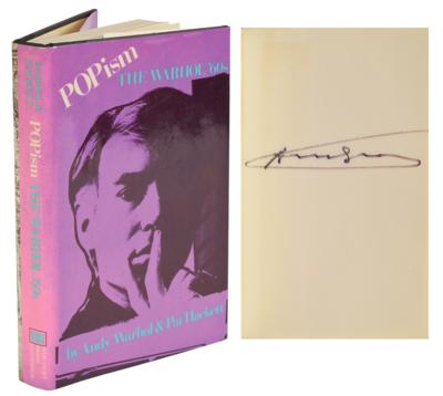 Lot #457 Andy Warhol Signed Book - Image 1