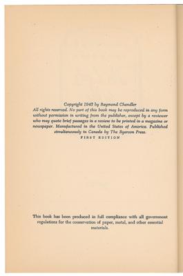 Lot #480 Raymond Chandler: First Edition of The Lady in the Lake - Image 5