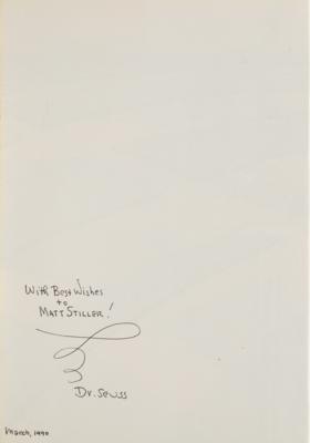 Lot #514 Dr. Seuss Signed Book - Image 2