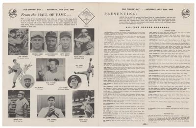Lot #800 Joe DiMaggio and Bob Feller Signed Program - Image 2