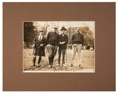 Lot #97 Warren G. Harding Signed Photograph