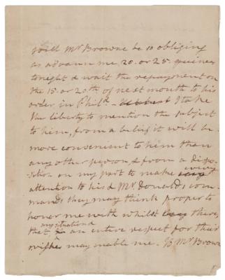 Lot #7 James Monroe Autograph Letter Signed - Image 1